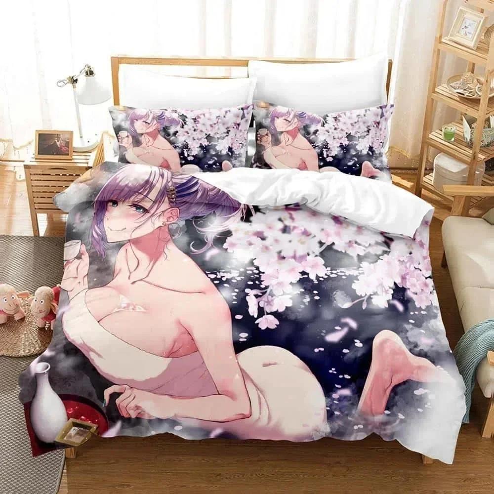 Comforter New 3D Anime Kawaii Girls Pavolia Reine Bedding Set Single Twin Full Queen King Size Bed Set Adult Kid Bedroom S