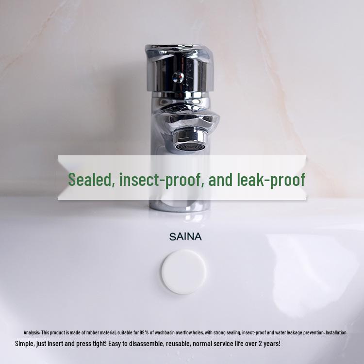 Overflow Stopper for Washbasin Side Hole