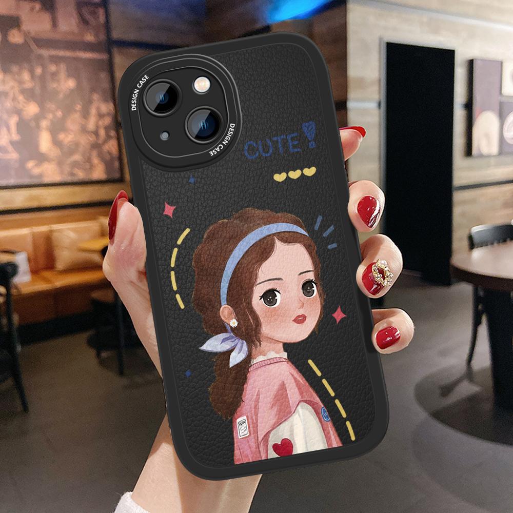 Beliebte PU-Leder-Handyhülle für iPhone Samsung Galaxy Xiaomi Redmi VIVO OPPO HUAWEI Honor Infinix Soft Back Cover Coque