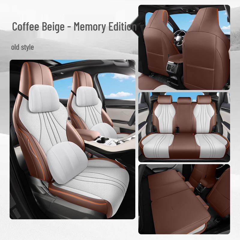 All-Season Full Surround Seat Cover for BYD Song Plus/DMI Five-Seater Car Cushion