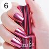 18ml Lasting Solid Color Metallic Mirror Effect Nail Art Polish Varnish Decor