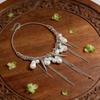 Adjustable Pearls Tassels Necklace for Women Fashion Lightweight Jewelry with Tapered Design for Various Occasions