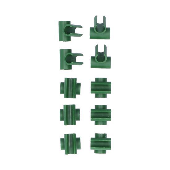 100Pcs Gardening Fixed Cross Clip Plastic Plant Buckle Clamp Clip for Agriculture Garden