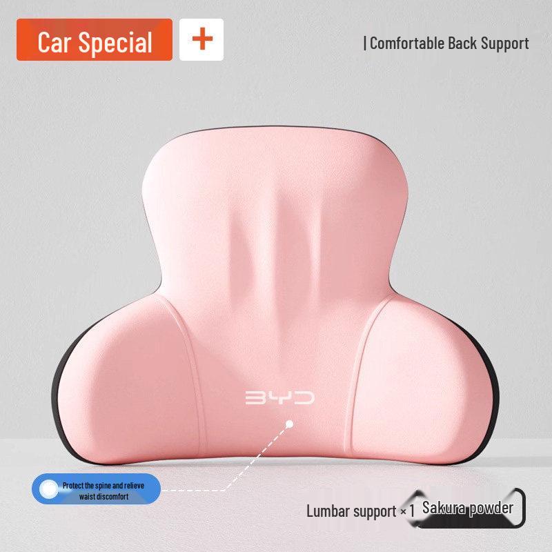 BYD Car Neck & Lumbar Support Cushion for Qinplus/Songpro/Seagull/Haipei Hui