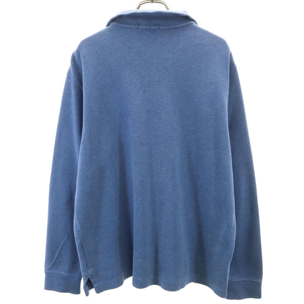 Polo Ralph Lauren Long Sleeve Half Zip Knit M Blue Men's Used