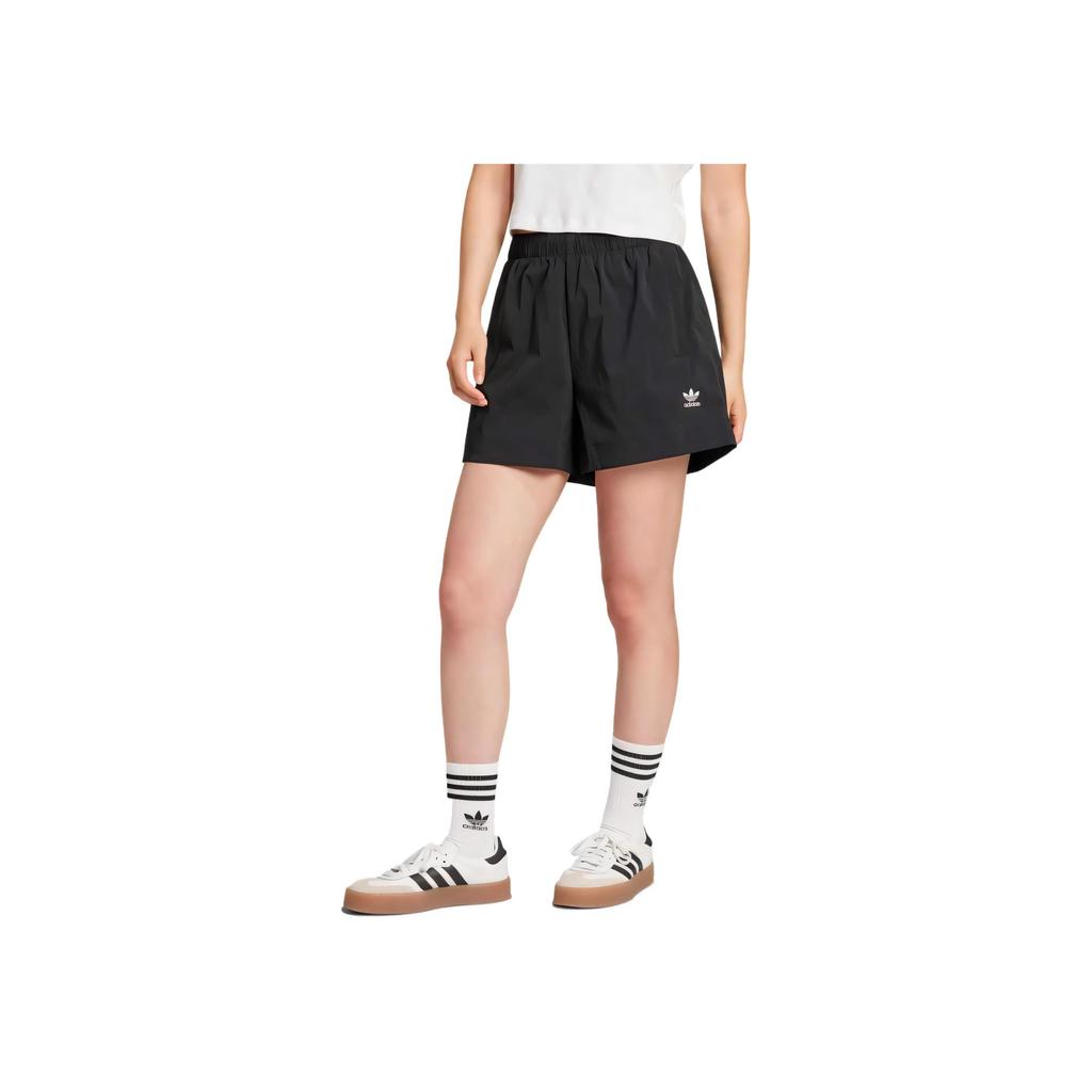 Adidas Originals Soft Comfortable Skin-Friendly Fashion Loose Casual Shorts Women Shorts Black JD1511