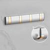 Wall-Mounted Folding Hook for Bathroom, Kitchen, Living Room, Wardrobe - 1 To 6 Row Hooks for Coats, Hats, and Clothes.
