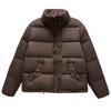 Fashion Woman Winter Coats Plus Size Elegant Loose Thick Warm Short Parkas Female Jacket