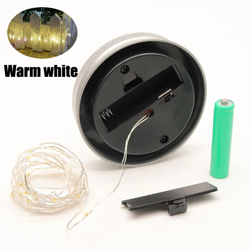 Solar Led Bottle Light Cap Outdoor Colorful Led Tinsel Garden Fairy Lights Garland Waterproof Wedding Christmas Holiday Decor