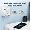1/2/3Pcs 10A Cable 120W Super Fast Charging USB to Type C Cable For Android Highspeed Data Transfer For Xiaomi Redmi 2M Cable