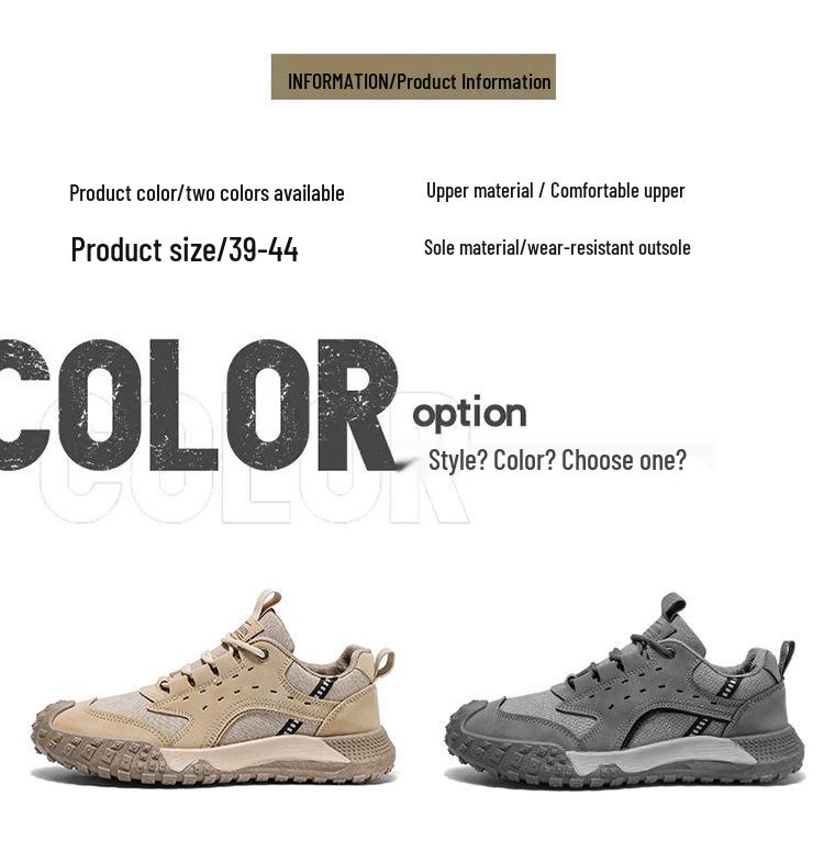 Men's Lightweight Steel Toe Work Shoes - Anti-Smash, Anti-Puncture, Breathable for Summer Construction Safety