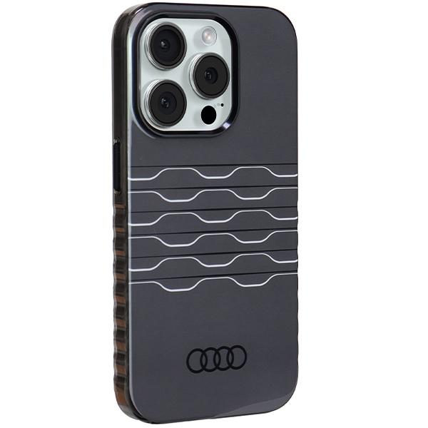 Audi Iml Magsafe Case Iphone 15 Pro 6.1 Czarny/Black Hardcase Au-Imlmip15P-A6/D3-Bk