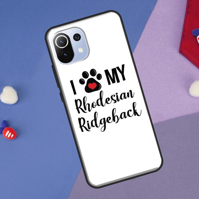 Rhodesian Ridgeback Dog Cover For Xiaomi 14 13 Ultra 11T 12T 13T 14T Pro POCO X7 Pro X3 X5 F3 F5 F6 M6 X6 Pro Case