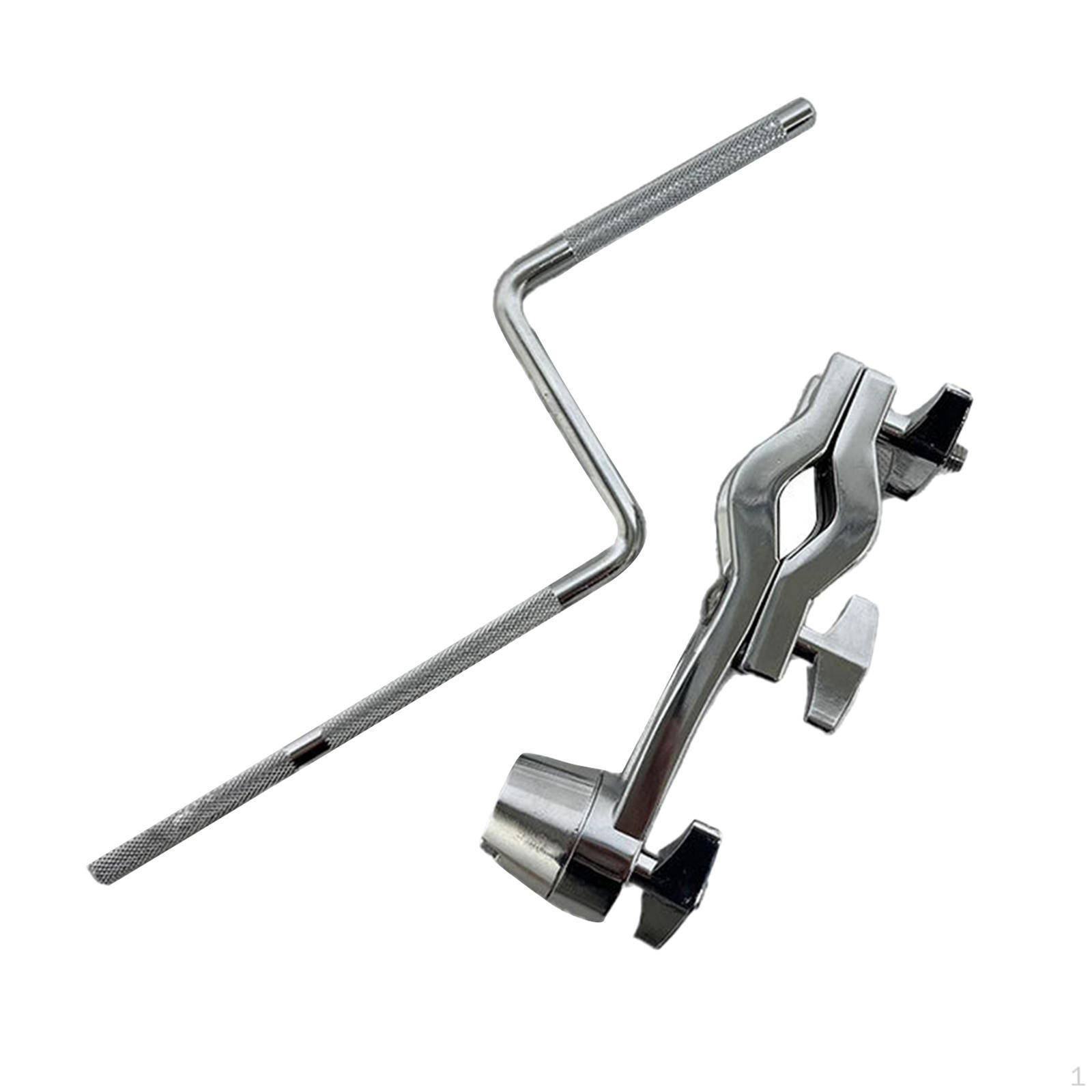 Cowbell Mount Holder Replacement Practice Tool Percussion Instruments Parts Aluminum Alloy