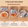 10Pcs Reusable Aluminum Foil Bowl Cover Food Grade Refrigerator Accessories Food Insulation Cover Kitchen Tools