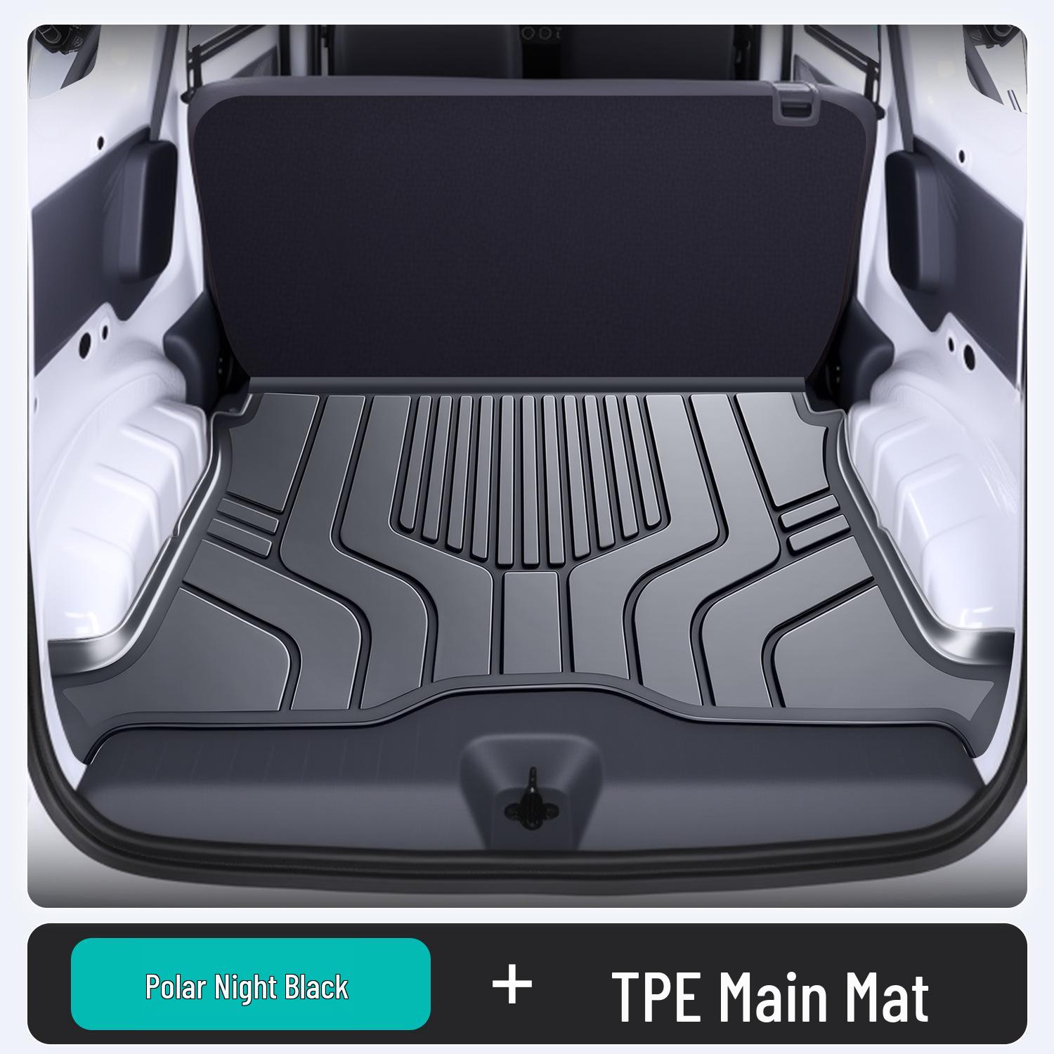 

25 Model Compatible Wuling Zhi Guang EV Trunk Mat - Full Coverage TPE Tail Box Mat & Car Accessories