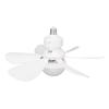 E27 LED Ceiling Fan 400 RPM Flower Shaped Removable 6 Blades Ceiling Fan Lamp with Remote Control