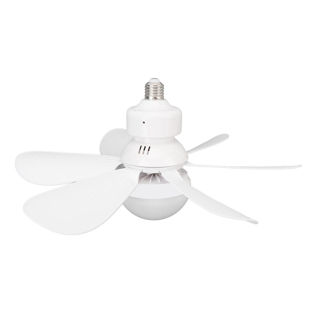 E27 LED Ceiling Fan 400 RPM Flower Shaped Removable 6 Blades Ceiling Fan Lamp with Remote Control