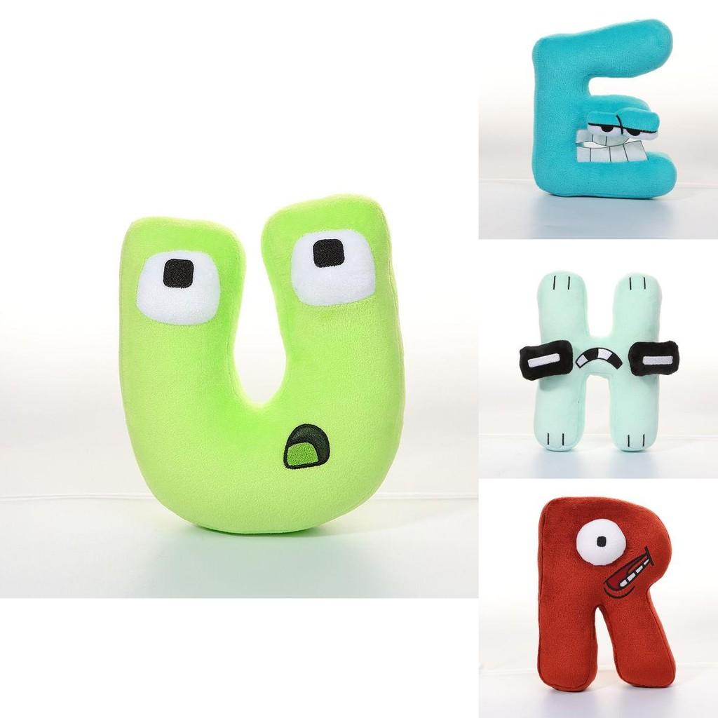 Adorable Alphabet Lore Letter A Plush Dolls Baby Educational Toys