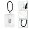 Kopfhörer Schutzhülle Pro2 Ladeabdeckung TPU Transparent Weiche Schale Sturzfest Ohrhörer Hülle mit Karabiner Wireless