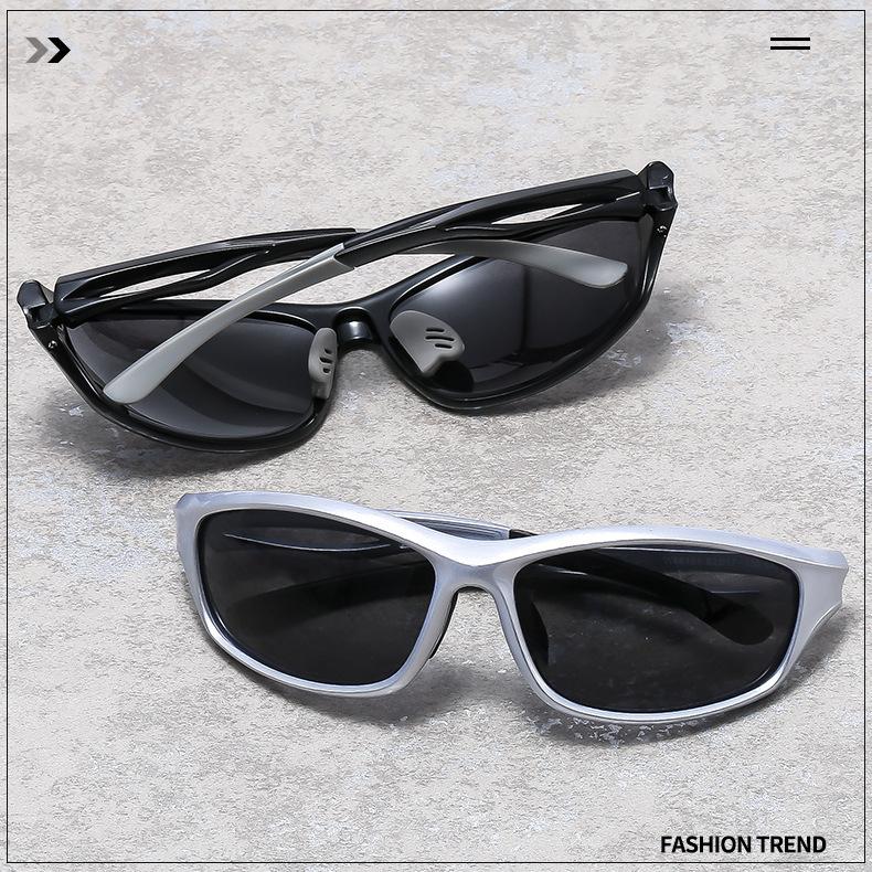 Cross Border New Men's Women's Polarized Sunglasses European American Windproof Trendy Outdoor Sports Cycling Wholesale