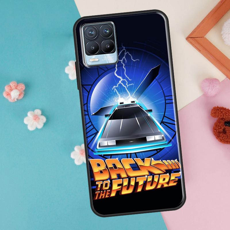 Back To The Future Time Machine For OnePlus 11 10 Pro 10T Nord CE 2 Lite Realme C55 C35 C33 C31 C30 C21Y GT Neo 5 3 2T Case