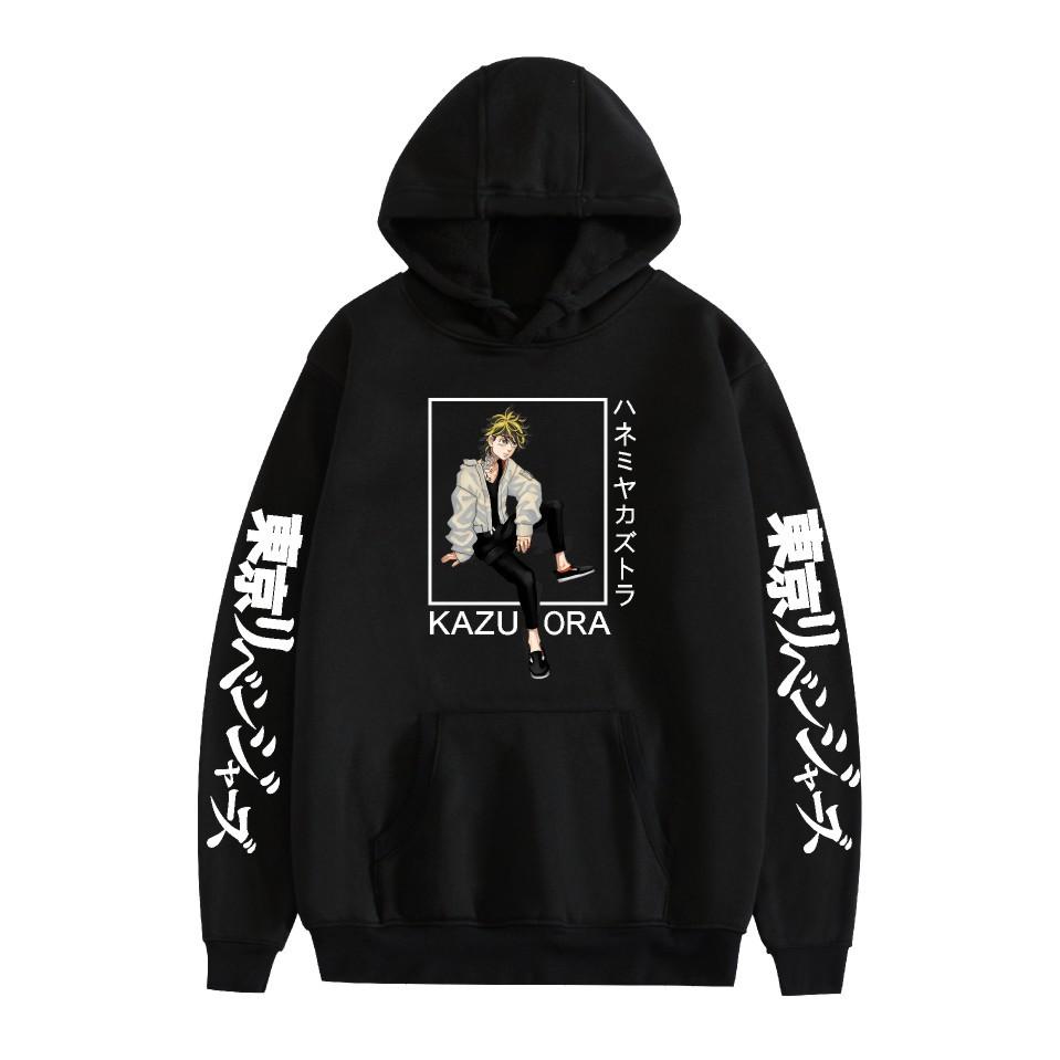 New Anime Print Fashion Casual Hooded Sweater