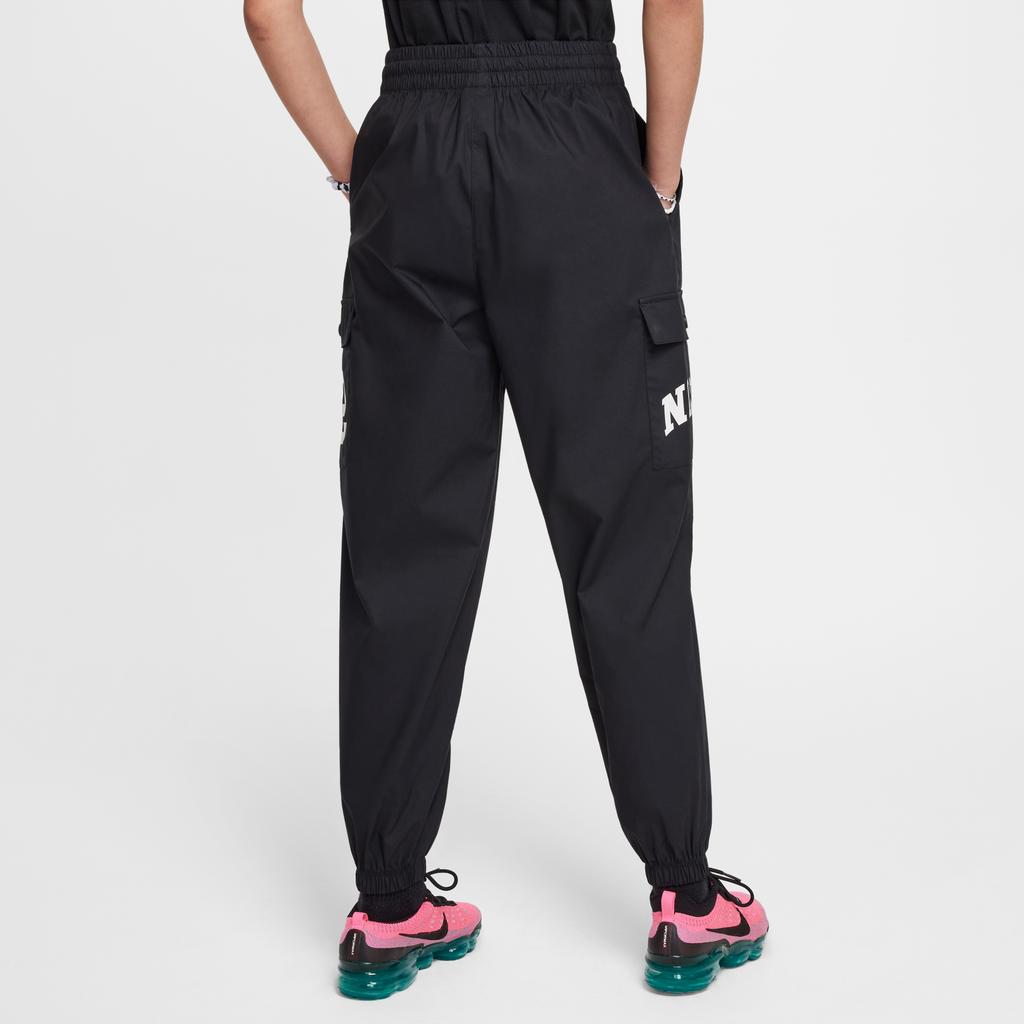 Nike Knitted Sports Pants G NSW Cargo Pant GCEL Letter Print Comfortable Tapered Simple Fashion Men Pants Black IF0390010