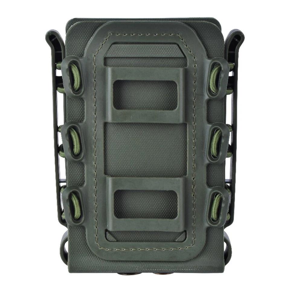 Tactical Magazine Pouch Molle for Ar15 M4 5.56 7.62 9mm Scorpion Fast Mag Quick Release Mag TPR Holster Adjustable Case Box