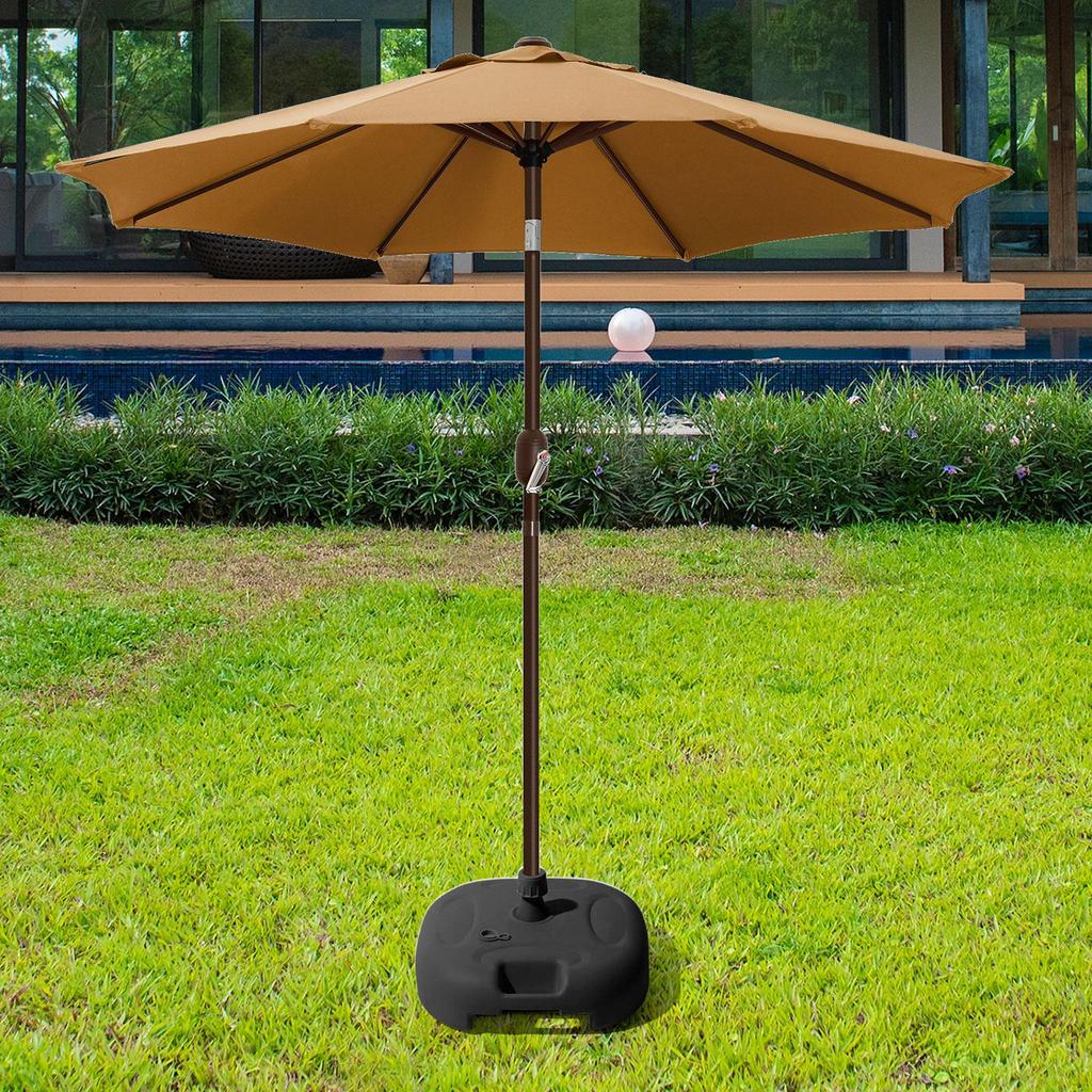 Heavy Duty Base for Patio Umbrella Water Filled Holder Outdoor Use