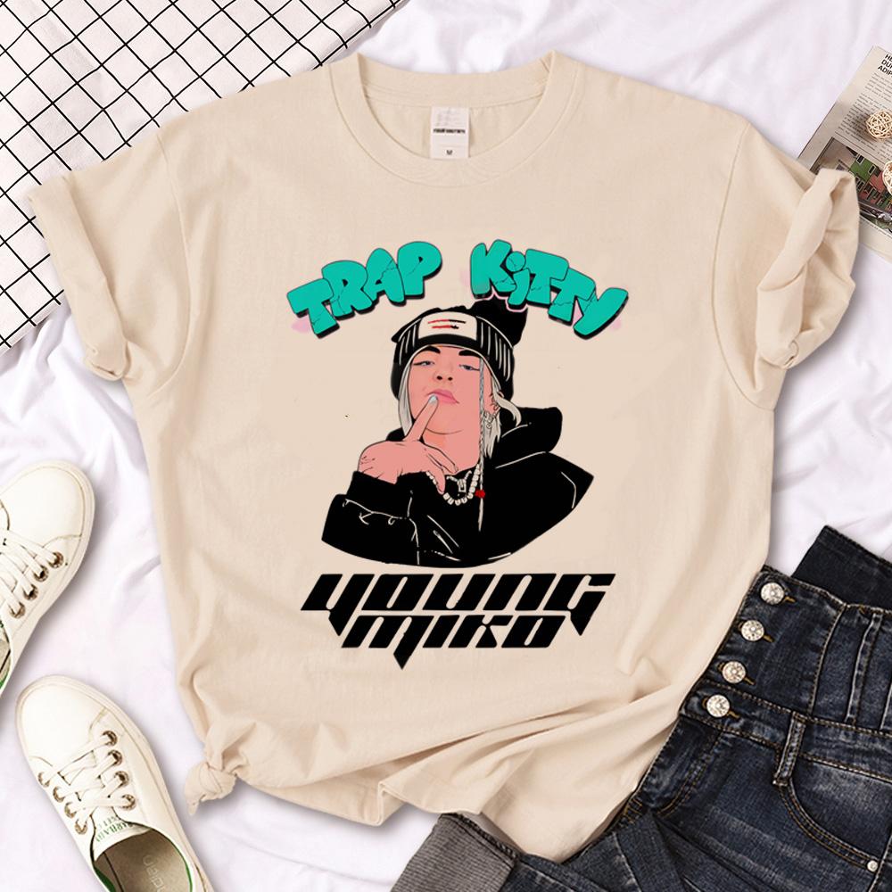 

Юная Мико топ женские аниме футболки женская дизайнерская одежда