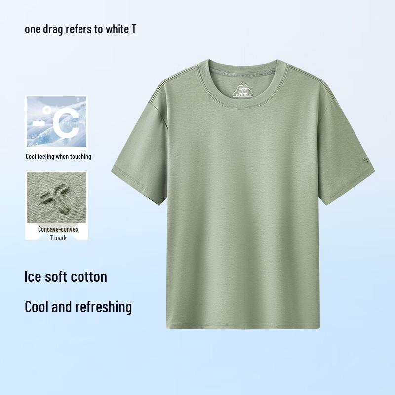 

Unisex Classic Pure Cotton Short Sleeve T-Shirt L