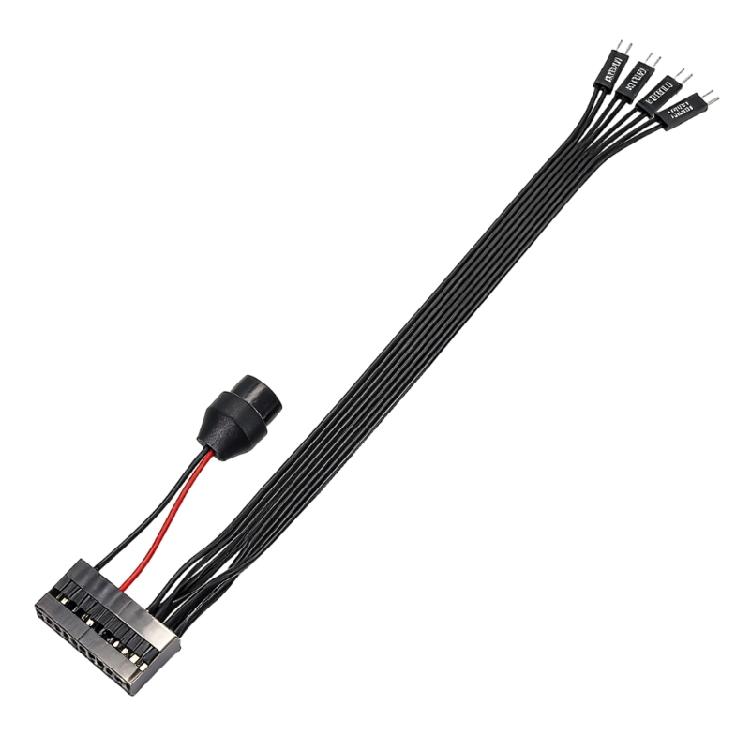 20Pin Computer Case Front Panel Wiring Harness For Motherboards AntiWrong Insertion