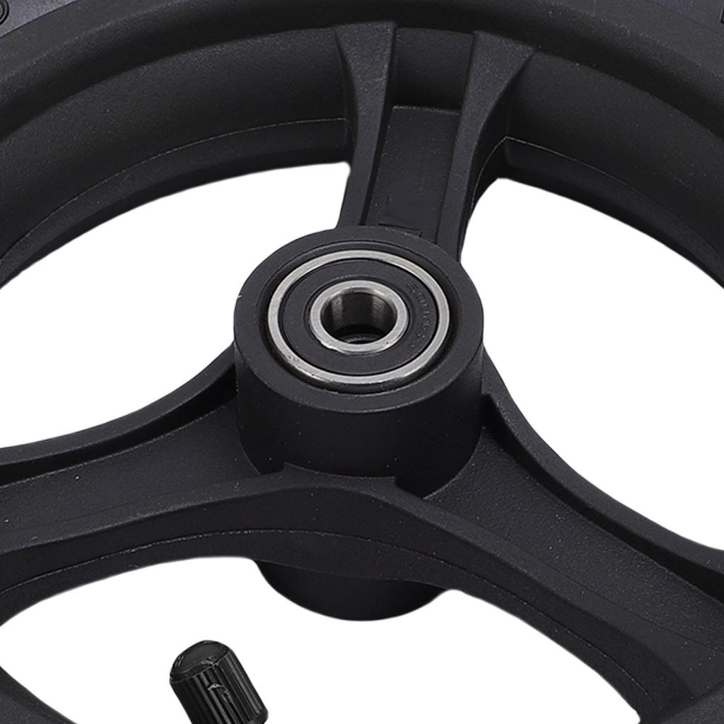 Electric Scooter Replacement Wheel 10 Inch Scooter Rear Wheel Rubber Electric Scooter Auxiliary Wheel Rear Tire for Replacement