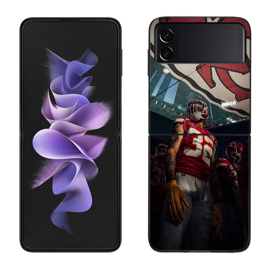 Ultimate Strength Aesthetics Rugby Phone Case For Samsung Z Flip 7 6 5G Galaxy Z Flip 5 4 3 Black Hard Cell Cover Luxury PC She