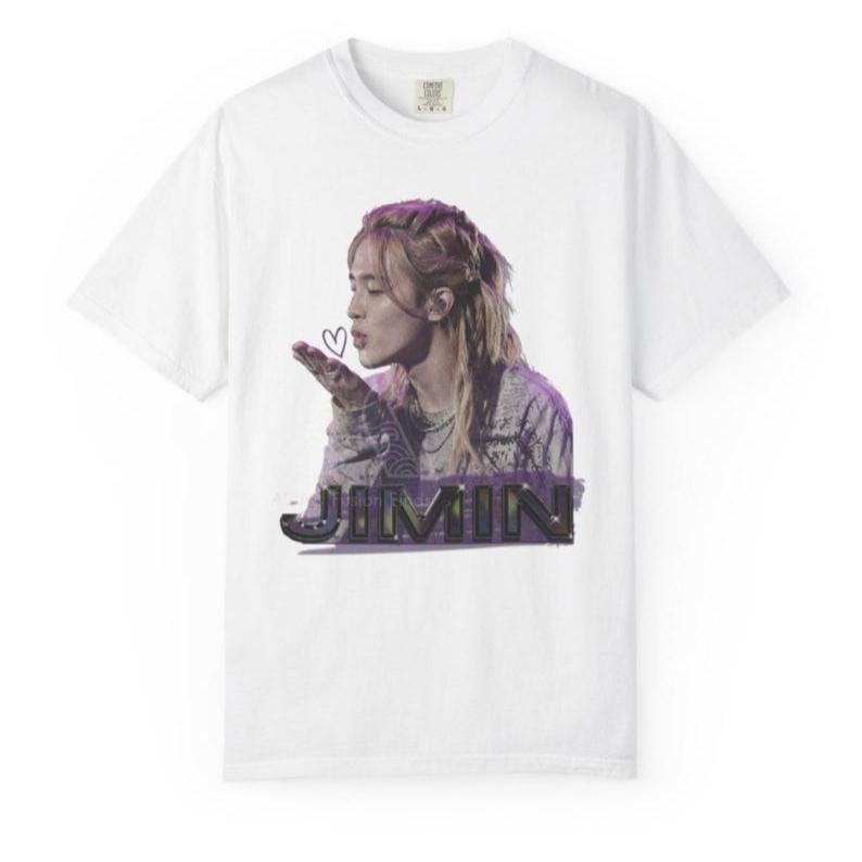 2026 Summer Hot Sale BTS Jimin Inspired Braided Hair Arirang Concert T-shirt Unisex Hip Hop Y2K Gothic Hip Hop Streetwear T-shirt