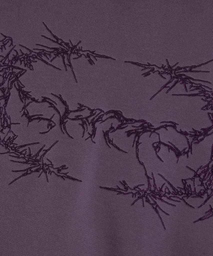 CRITIC Spike Wormhole Sweat Shirts Purple