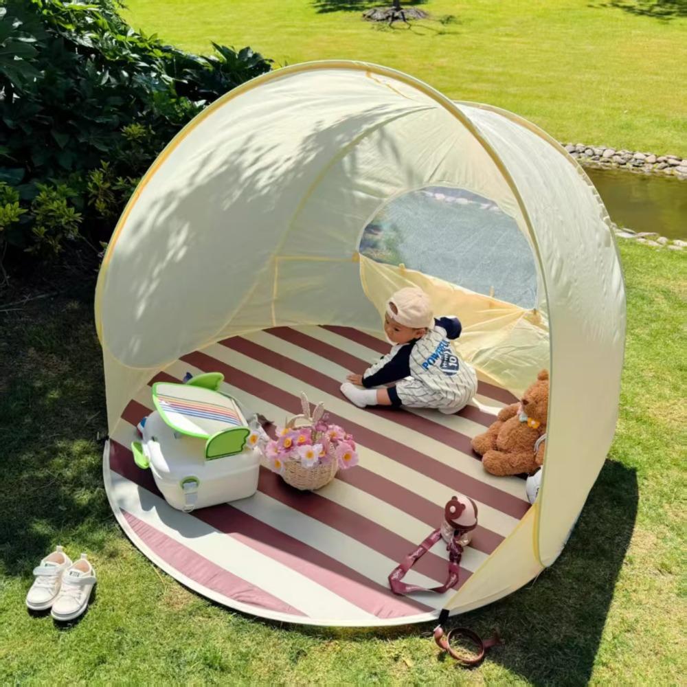 

Outdoor Beach Children s Seaside Picnic Tent Automatic Folding Portable Quick Opening Breathable Sunscreen Shade Tent 3-4