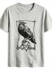 Unisexs Black Crow Branch Graphic TShirt Stylish Summer Casual Tee With Intricate Raven Design Soft Fabric Round Neck