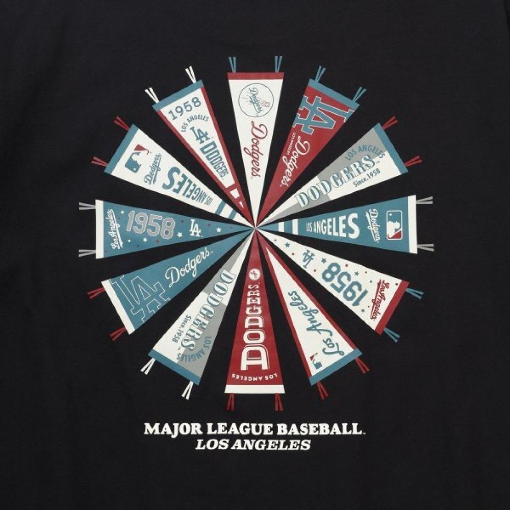 New Era Mlb La Dodgers Team fLag T shirT bLack 15147514