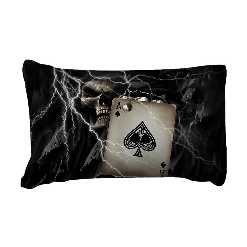Bed Linens Lightning Poker Kull Bedroom Comforter Set Bedding-set Hot Quilt Cover Set Singel Double Bed Linen Ropa De Cama