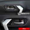 Authentic Bright Black Car Interior Door Handle Bowl Panel Frame Cover Trim Sticker For Toyota Raize/GR - Replacement
