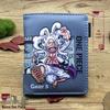 Portmonetka na monety i etui na karty zapinane na zamek błyskawiczny z motywem One Piece