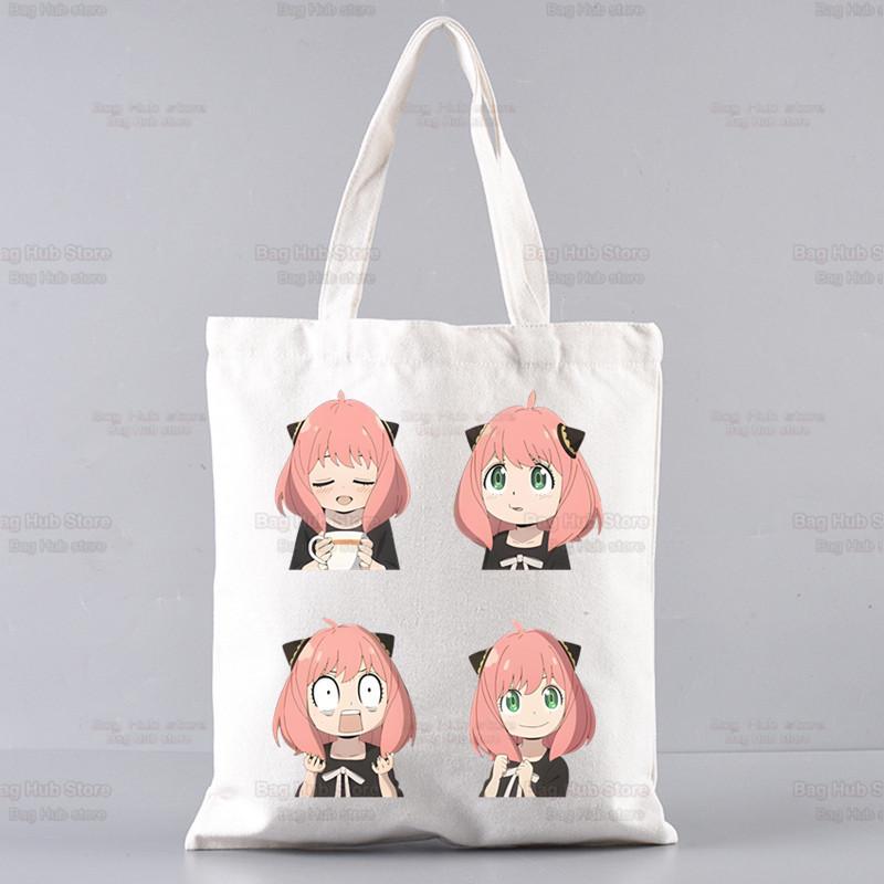 Spy X Family Harajuku Canvas Tote Bag