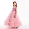 Baby Girls Flower Princess Lace Ball Gown Party Long Dress For Brithday Wedding Teenager Kids Christmas Dresses Children Clothes