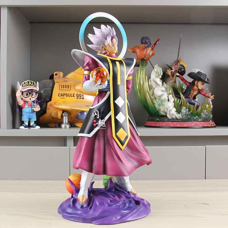 37cm Grand Priest Vegeta Anime Figure Static Desktop Decoration Detail Garage Kit Action Figures  Anime Periphery Surprise Gift