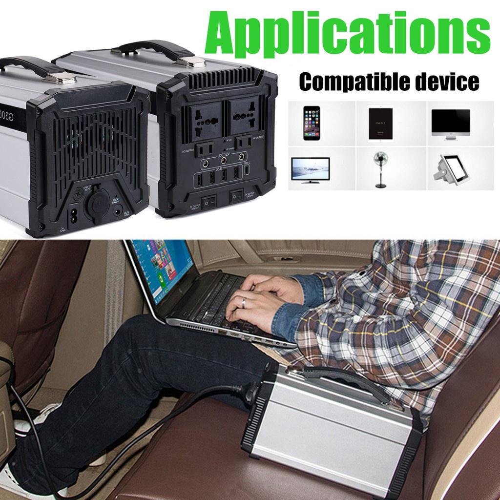 220V 300WH Armazenamento de Energia 296Wh Energia Portátil Gerador Solar Inversor Plugue UE