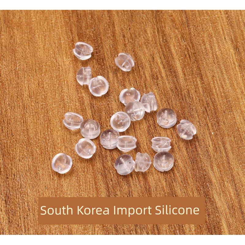 

Гипоаллергенные импортные пластиковые беруши, беруши, серьги-пусеты из стерлингового серебра, задняя заглушка, силиконовая кожаная заглушка, заглушка для уха, заглушка-клевер, платиновая заглушка Dark gray