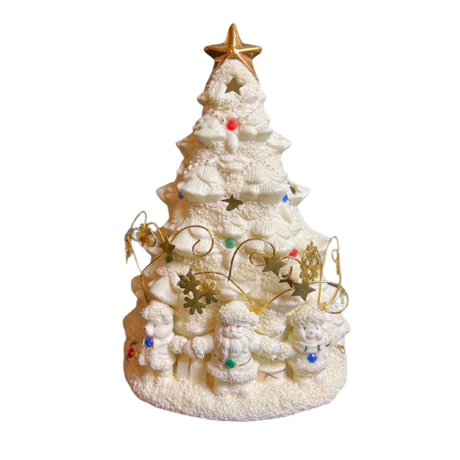 

Ivory Luminous Christmas Tree Christmas Decorations Desktop Ornaments Christmas Creative Gifts One Size