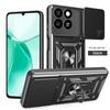 For ZTE Blade A35e Case ZTE Blade A35 Cover ZTE Blade A55 Magnetic Ring Holder Armor Phone Case Slide Camera Protect Back Cover